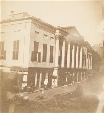 FREDERICK DEBOURG RICHARDS (1822-1903) Group of 11 early views of public and residential buildings in Philadelphia.